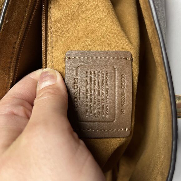 COACH MILLIE Shoulder Bag Colorblock Signature Canvas with Wallet - Picture 12 of 12